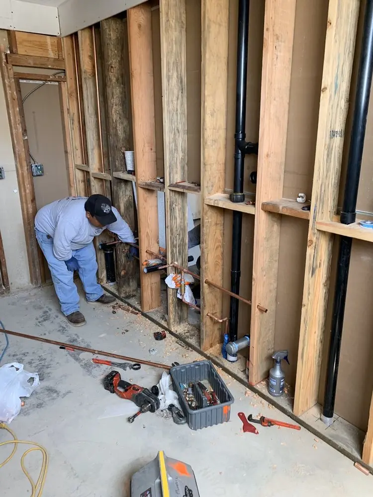 Commercial rough-in plumbing for Water Heater Replacement in Gardenview